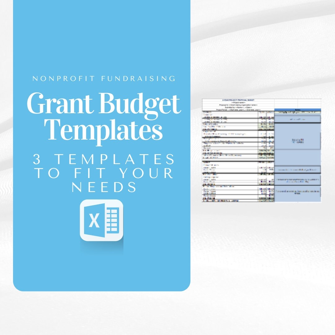 Grant Writing Budget Template