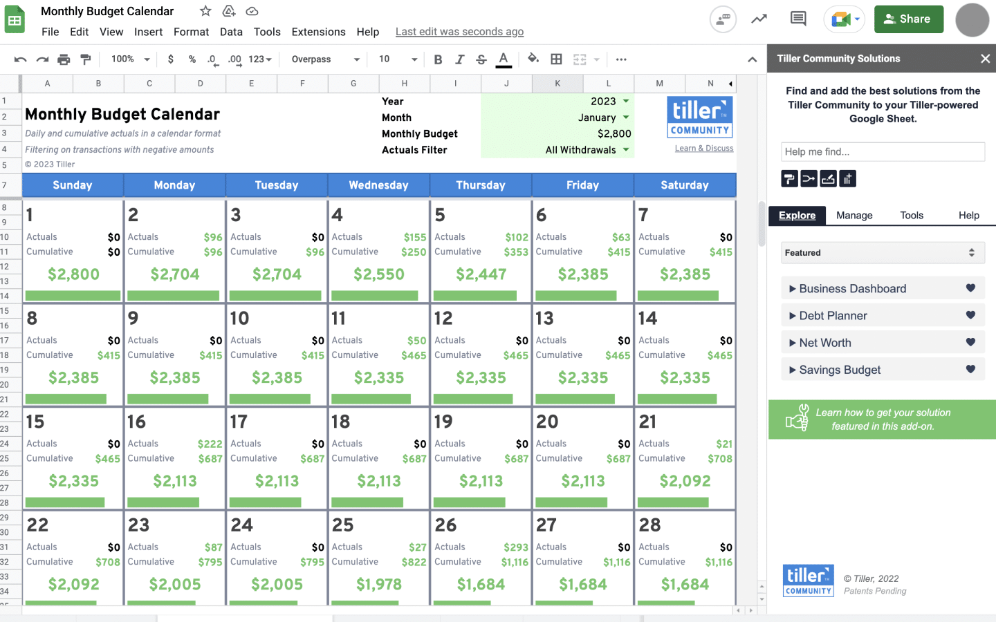 Our 11 Favorite Free Google Sheets Budget Templates Of 2025 Tiller