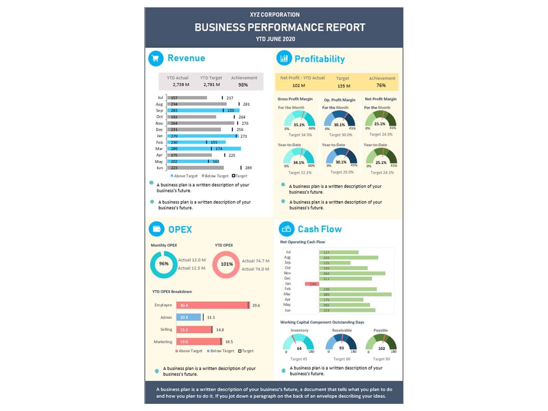 Performance Report Template