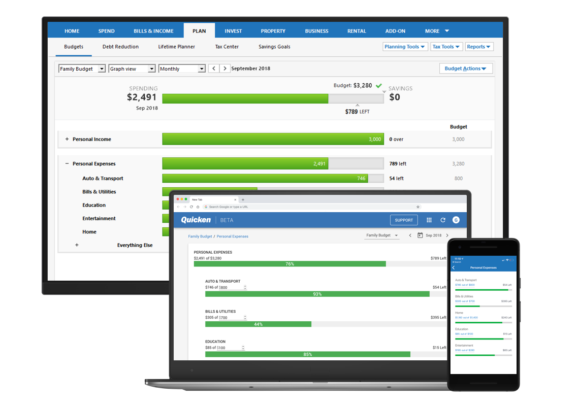 Quicken Budget Template