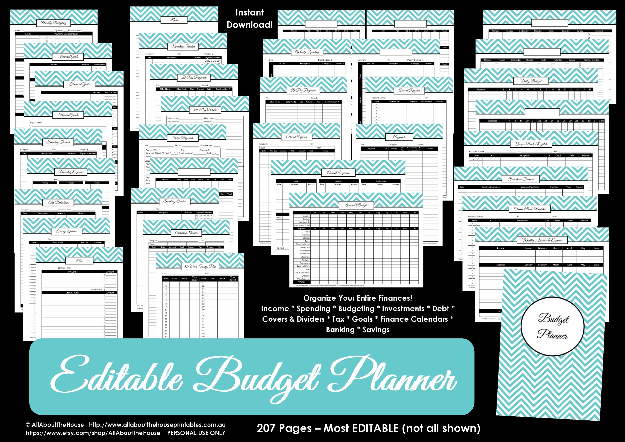 Printable Budget Planner Finance Binder Update AllAboutTheHouse Printables