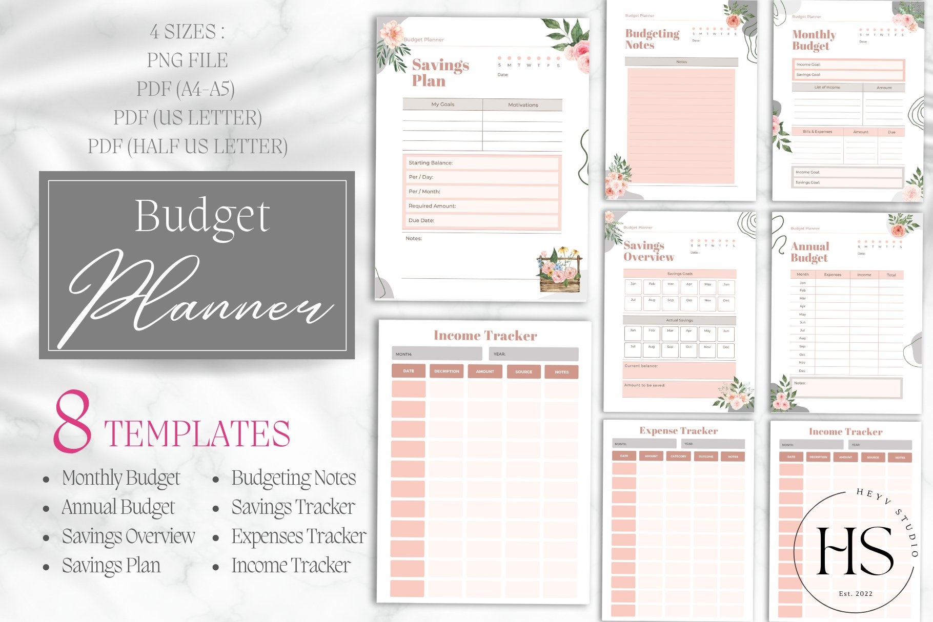 Printable Budget Planner PDF