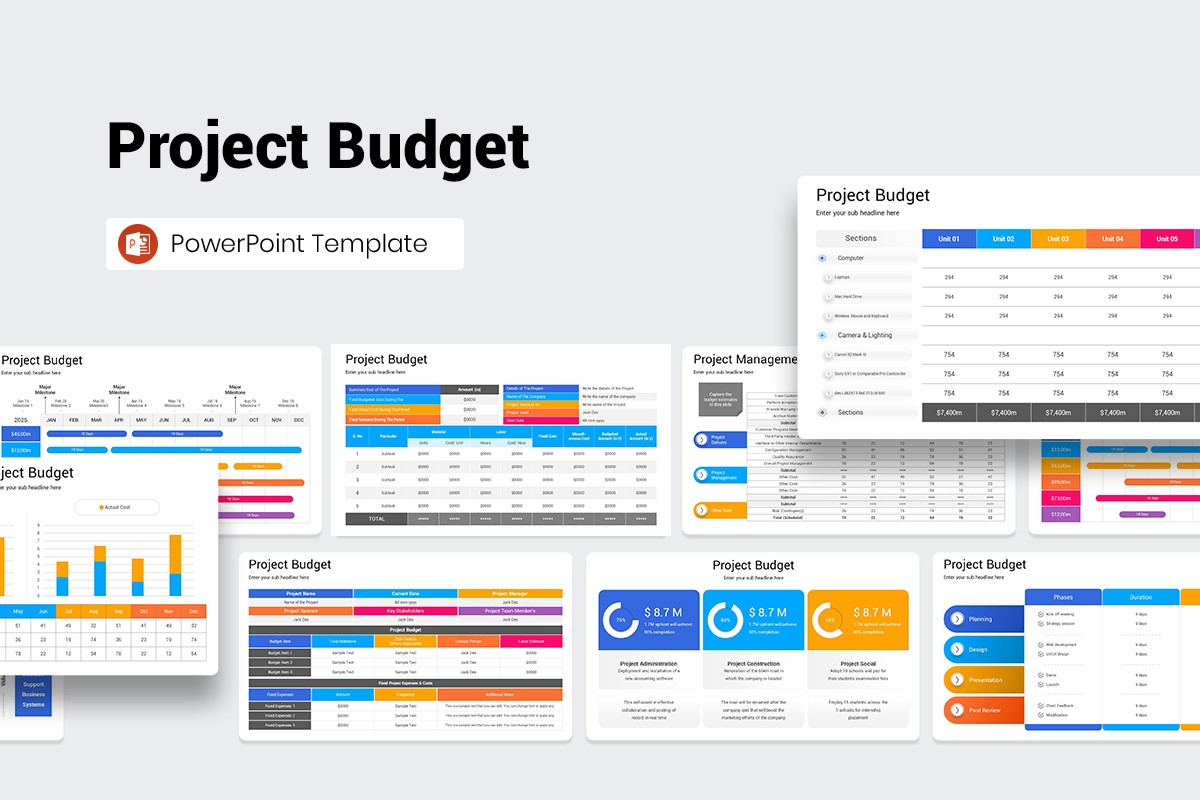Budget Powerpoint Presentation Template Ppt