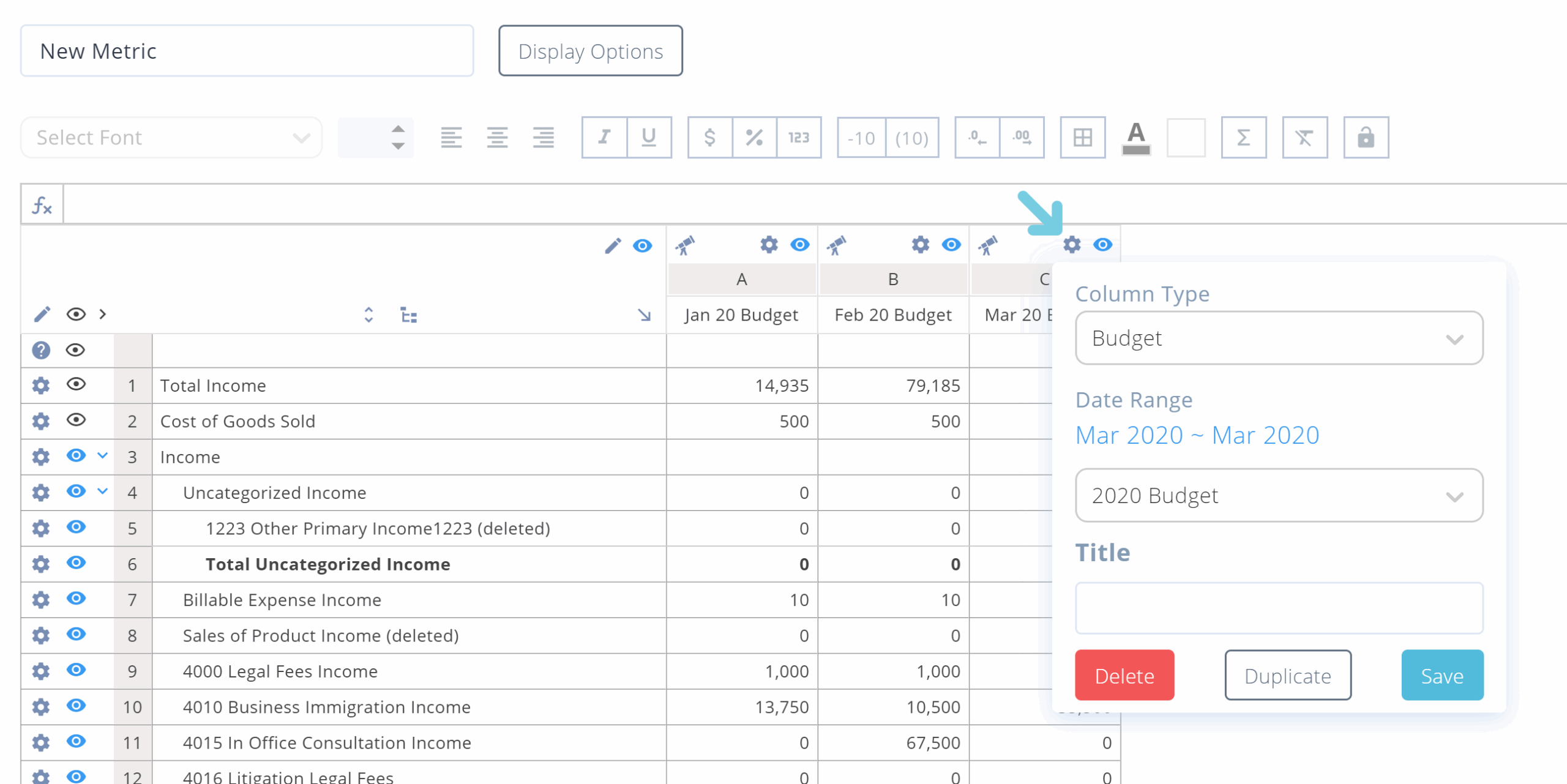 QuickBooks Online Budgets