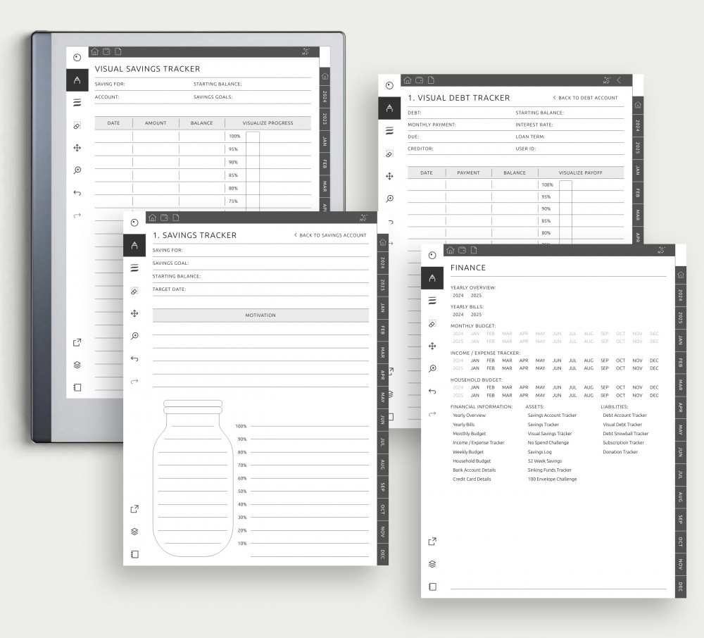 ReMarkable Budget Planner 2025 U0026 2026 Get Your Planner Template PDF