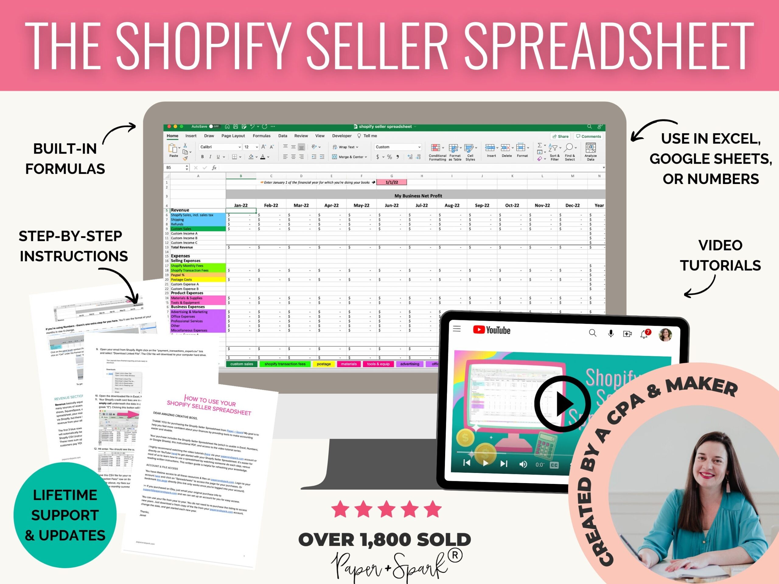 Shopify Budget Template