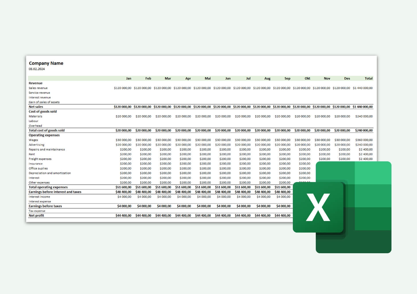 Spreadsheet Budgeting Template Indonesia