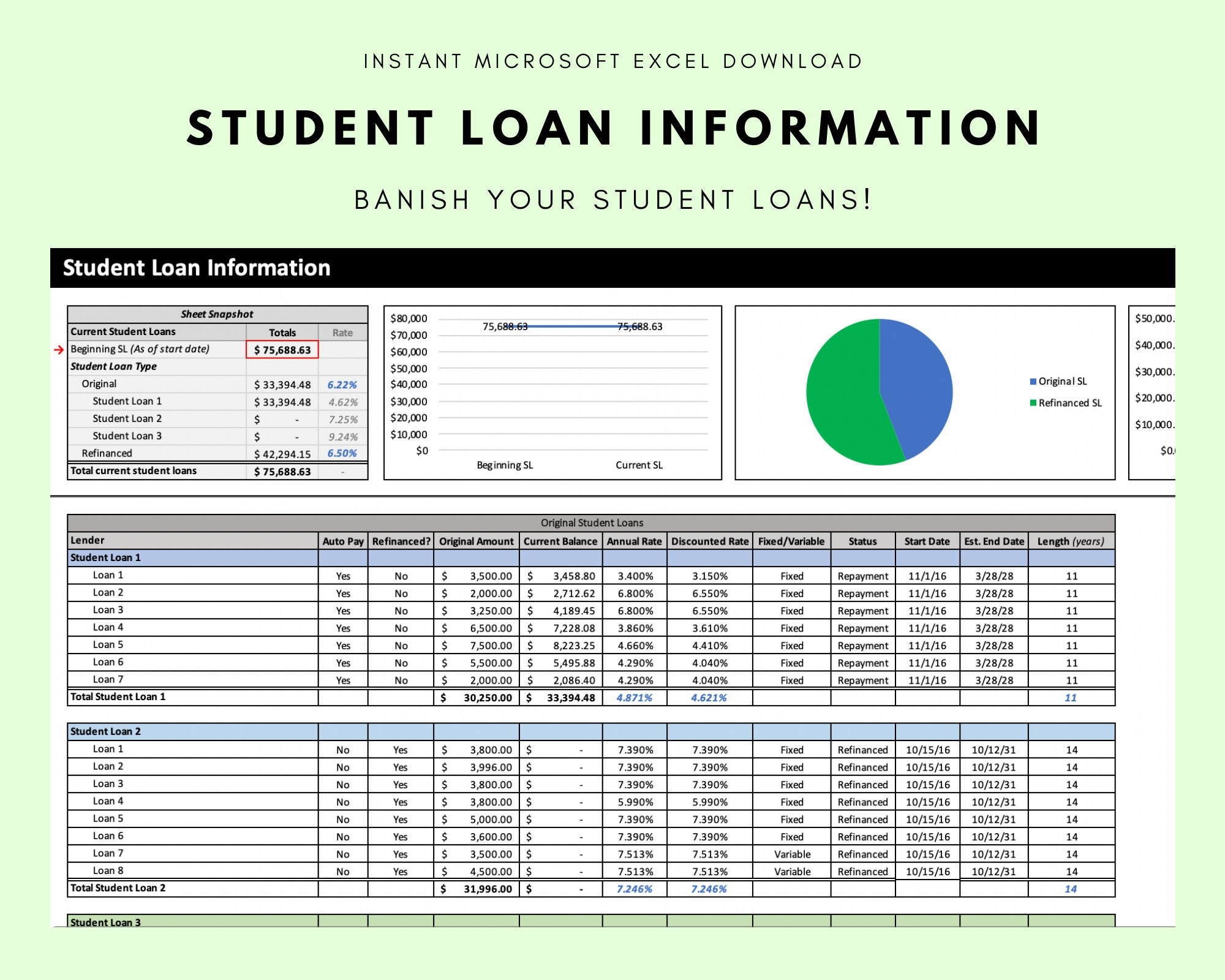 Loan Budget Template