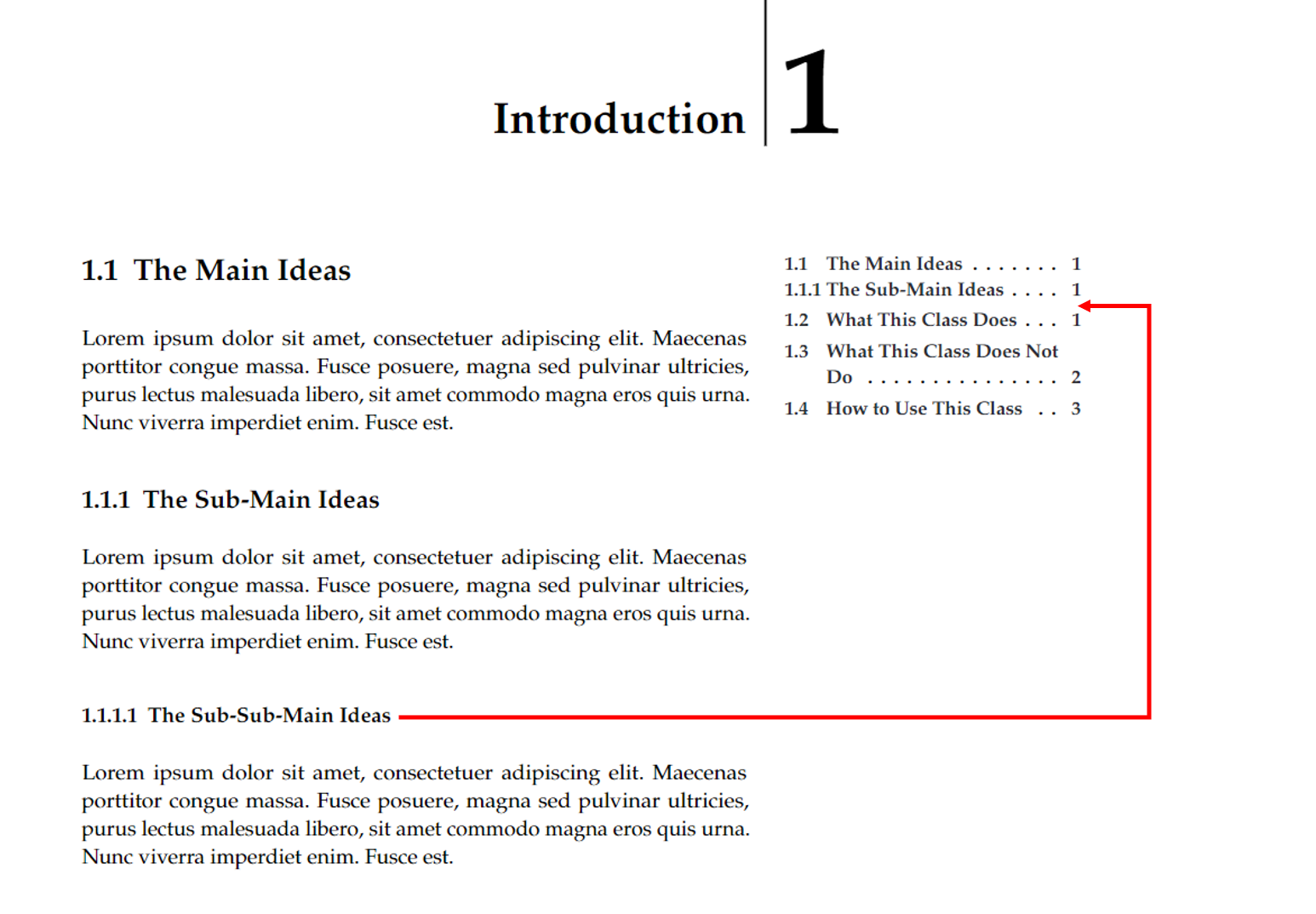 Latex Budget Template