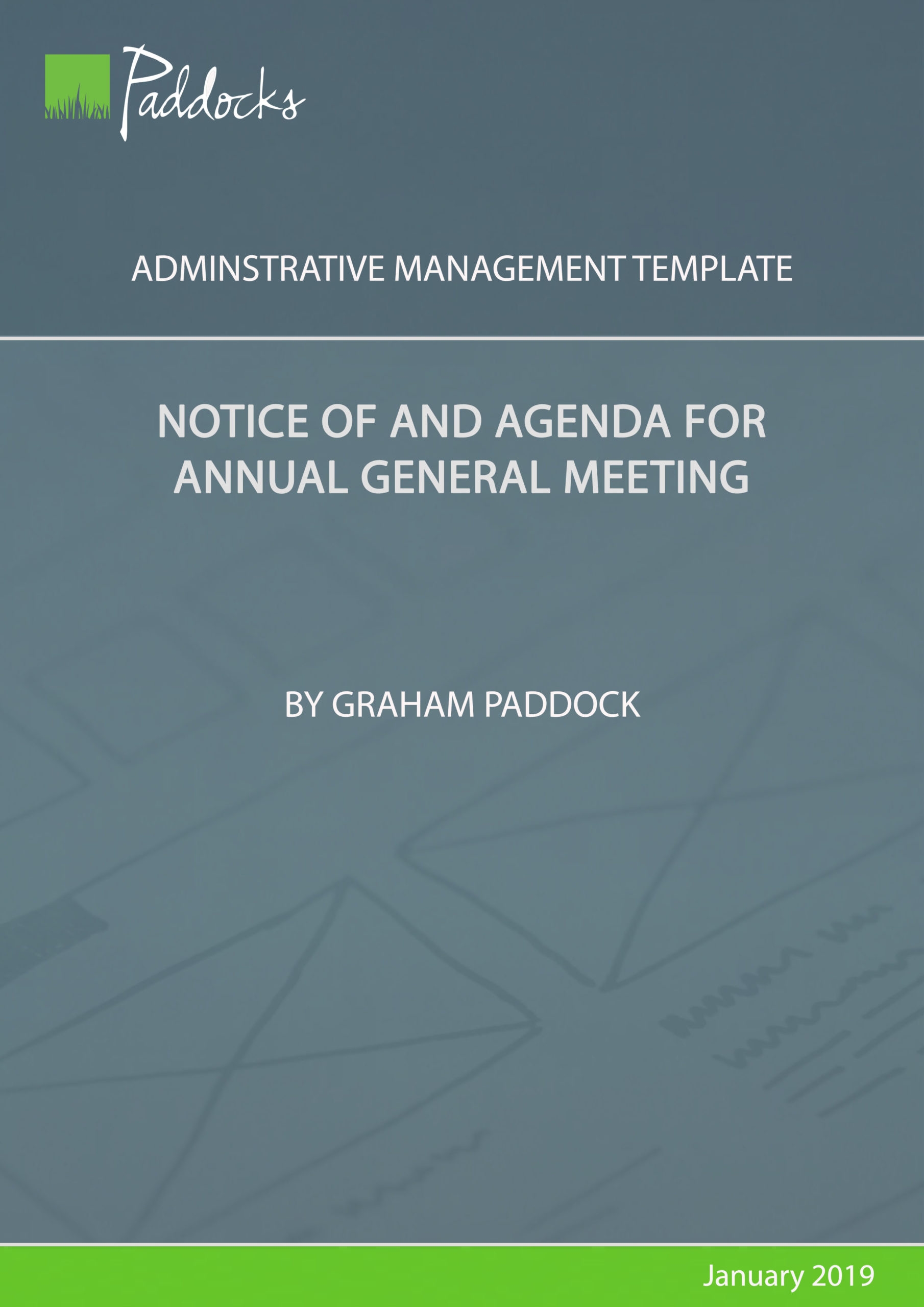 Agm Budget Template
