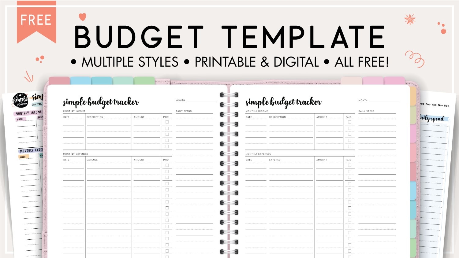 Daily Budget Tracker Template