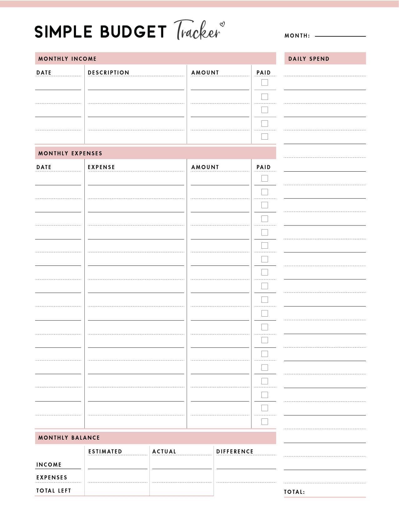 The Best Budget Template To Help Manage Your Money The Best Budget Template To Help Manage Your Money