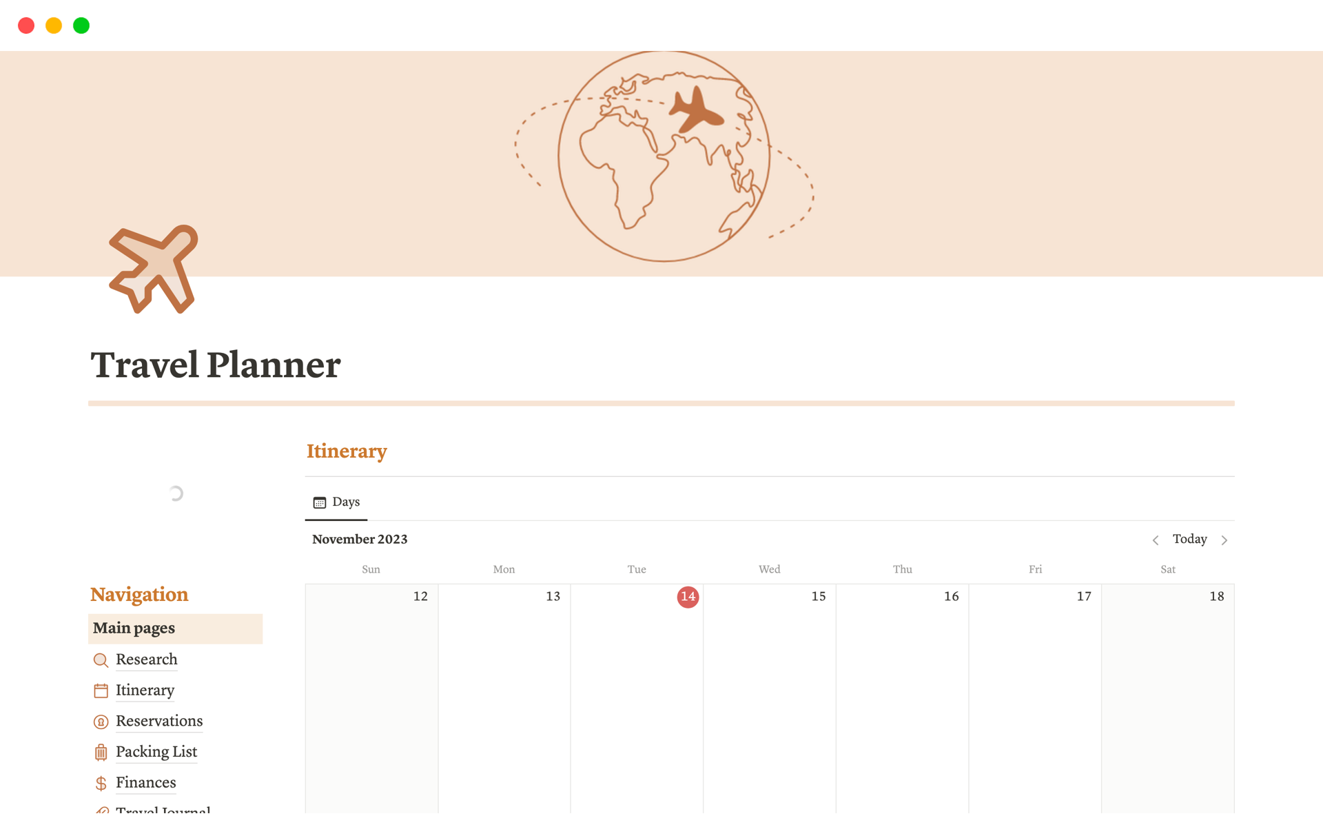 The Ultimate Travel Planner Template Notion Marketplace