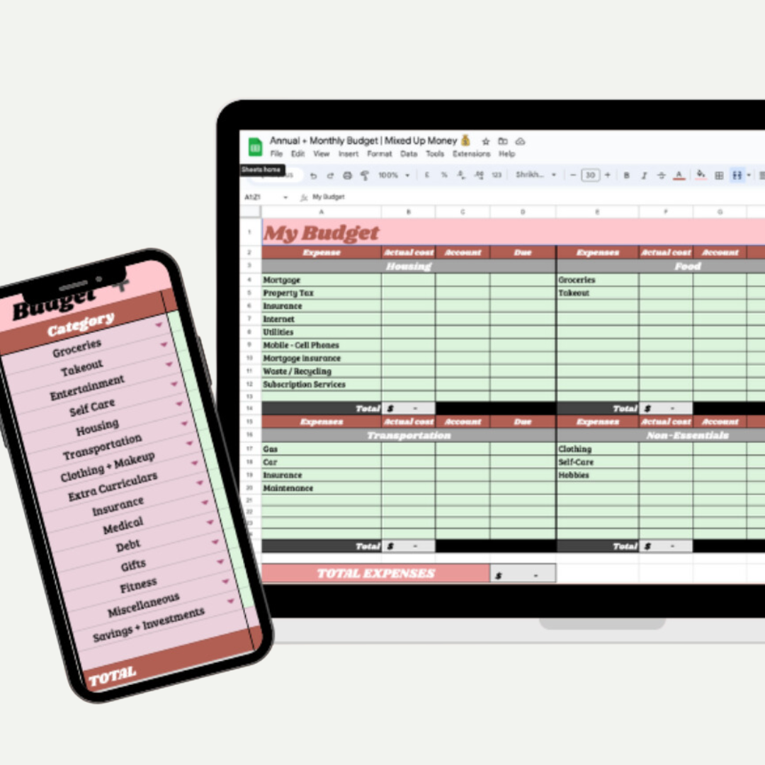 Aja Dang Budget Template