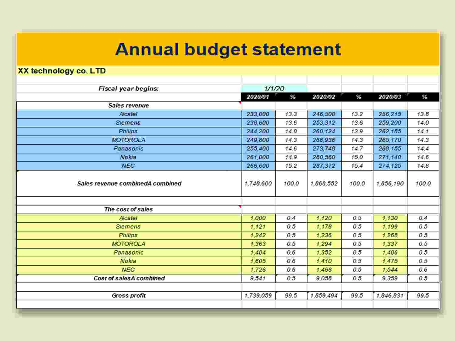 Top 5 Student Budget Template Excel Free Download WPS Office Blog