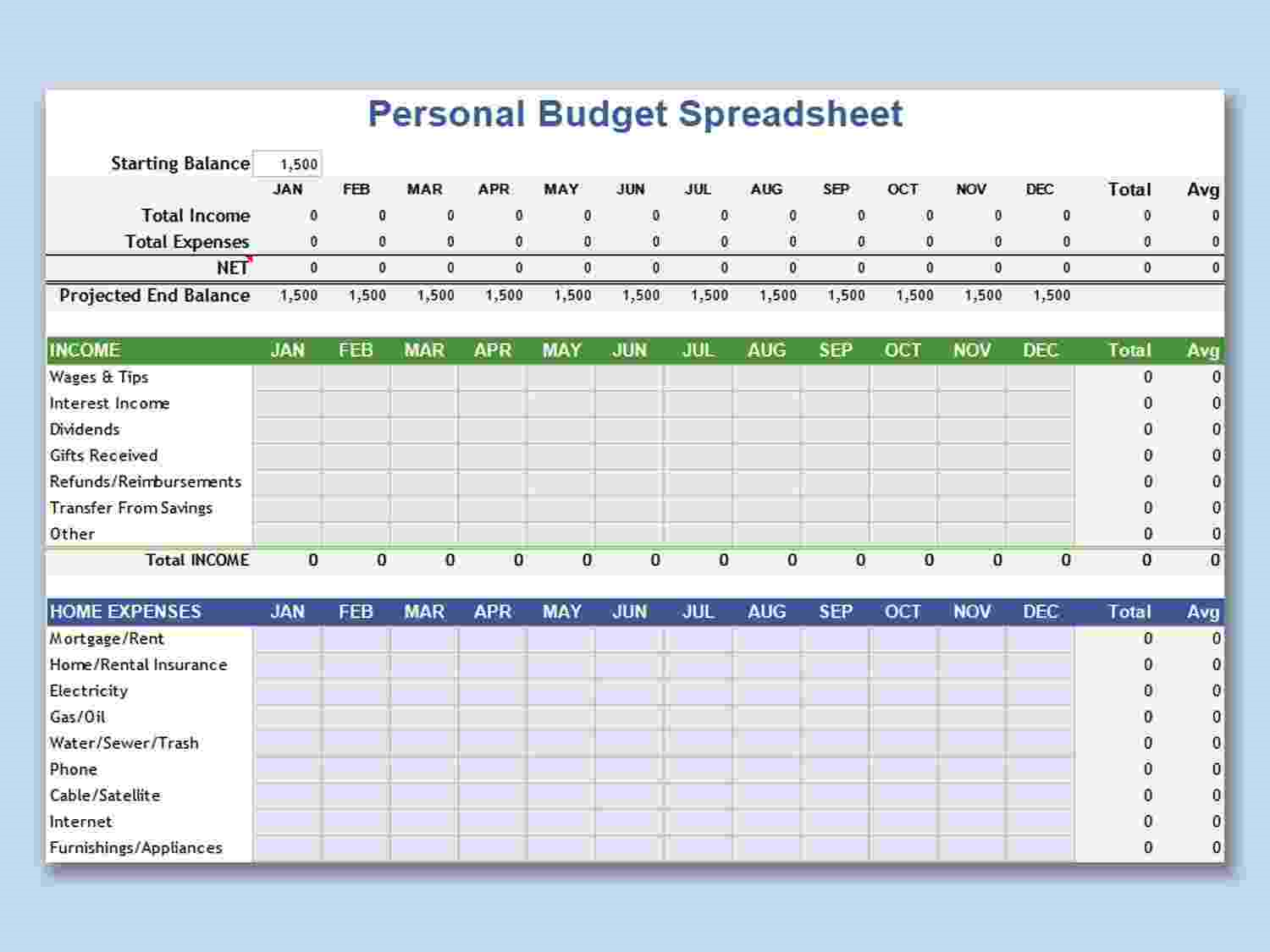 Top 5 Student Budget Template Excel Free Download WPS Office Blog