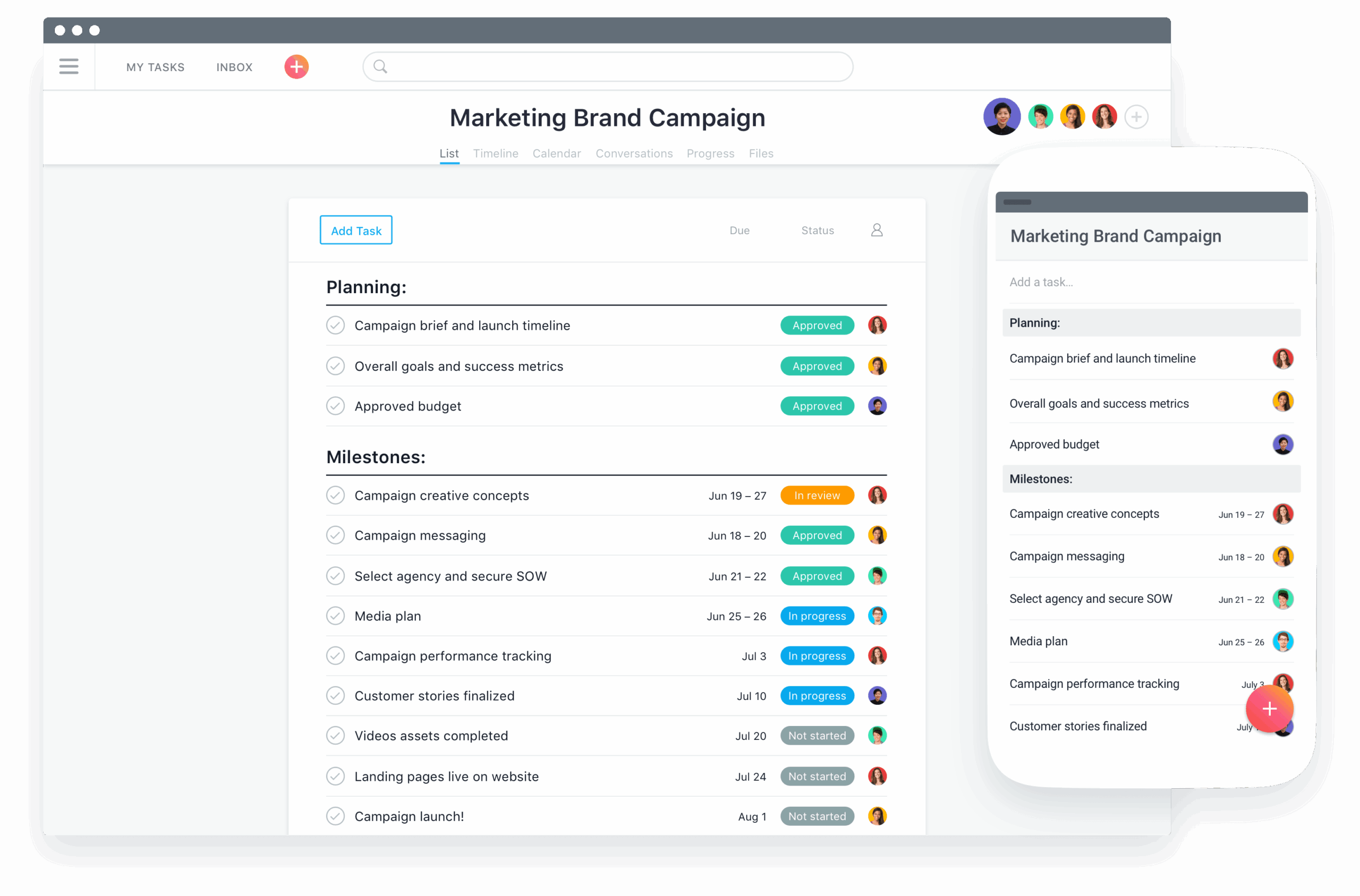 Asana Budget Tracking Template