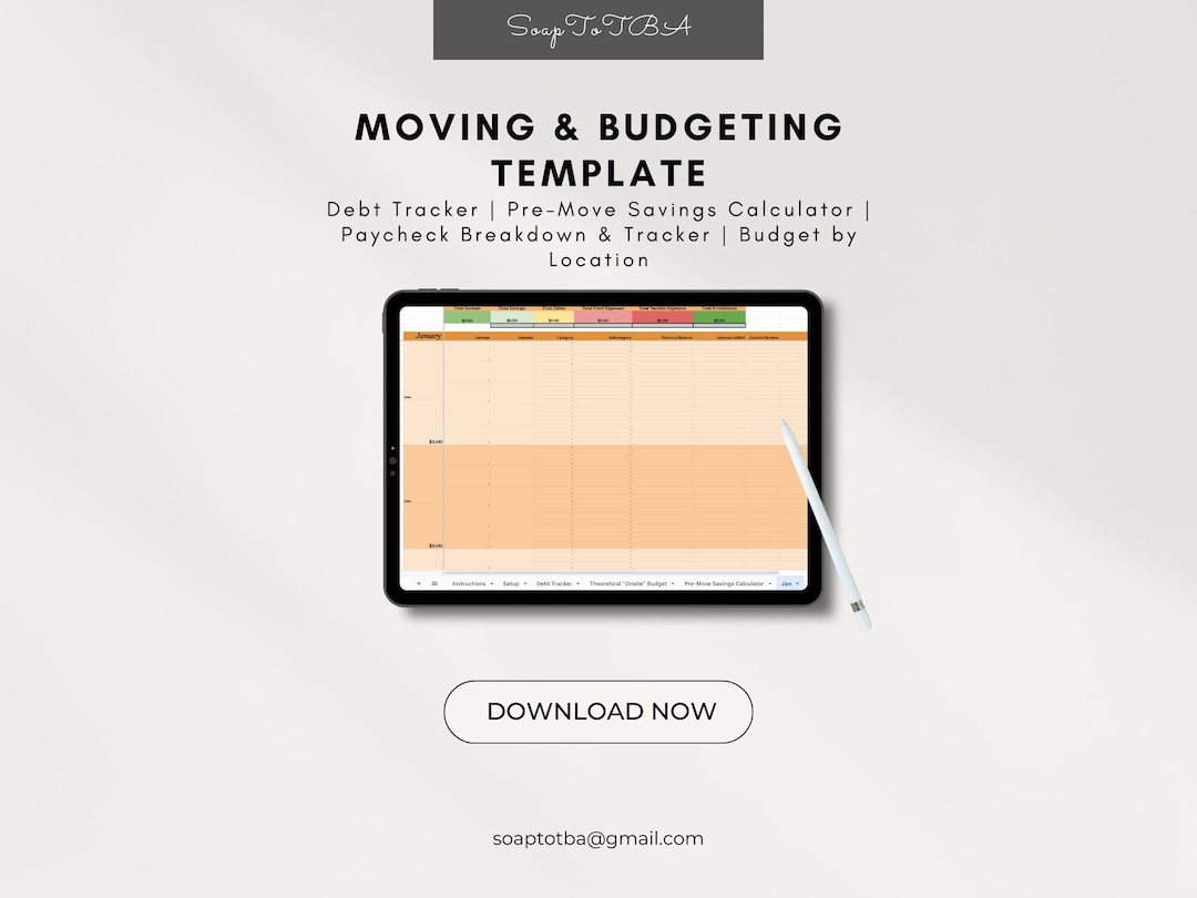 Moving Expense Budget Template