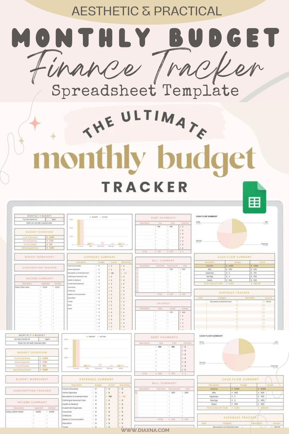 Money Smart Budget Template