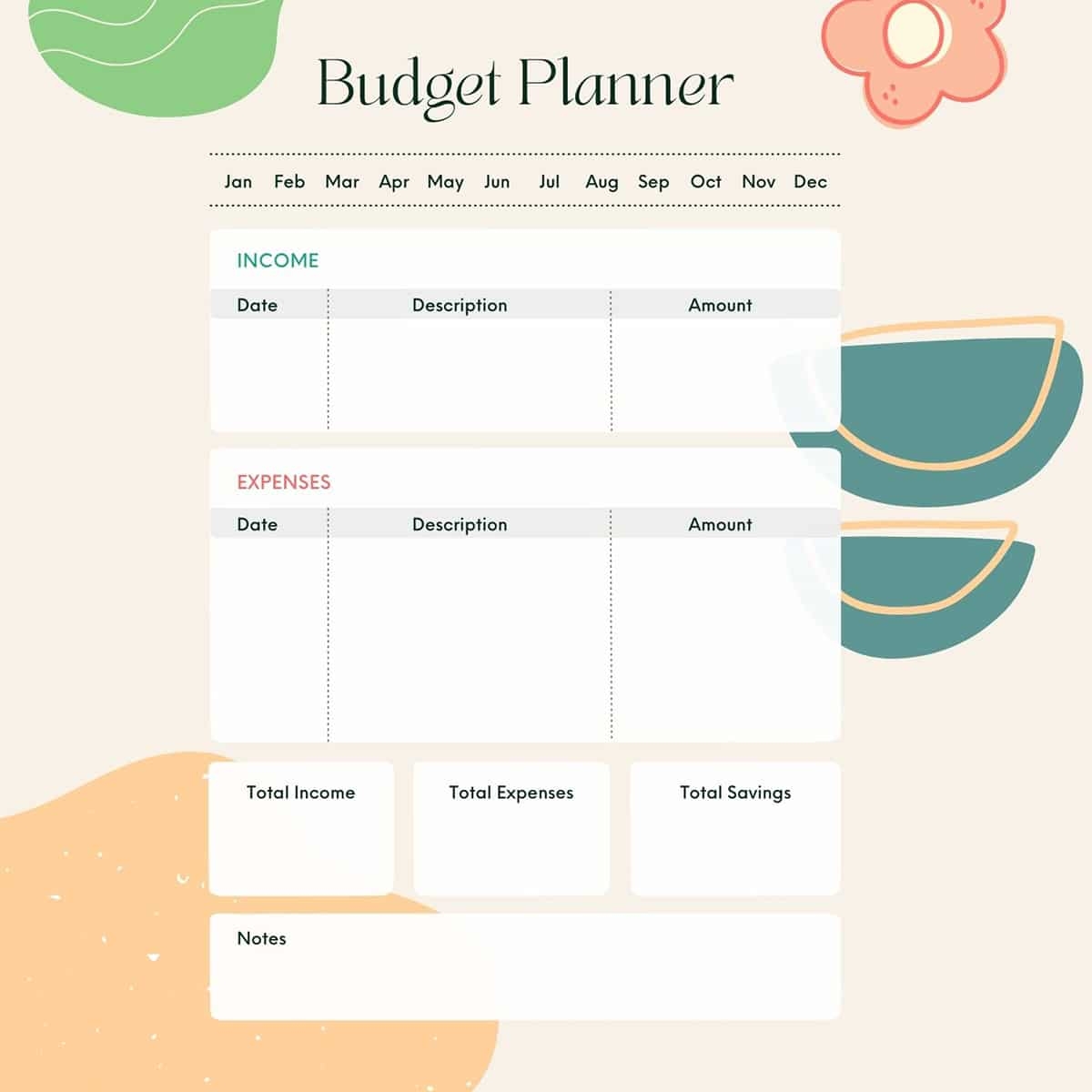 Moneysmart Budget Template