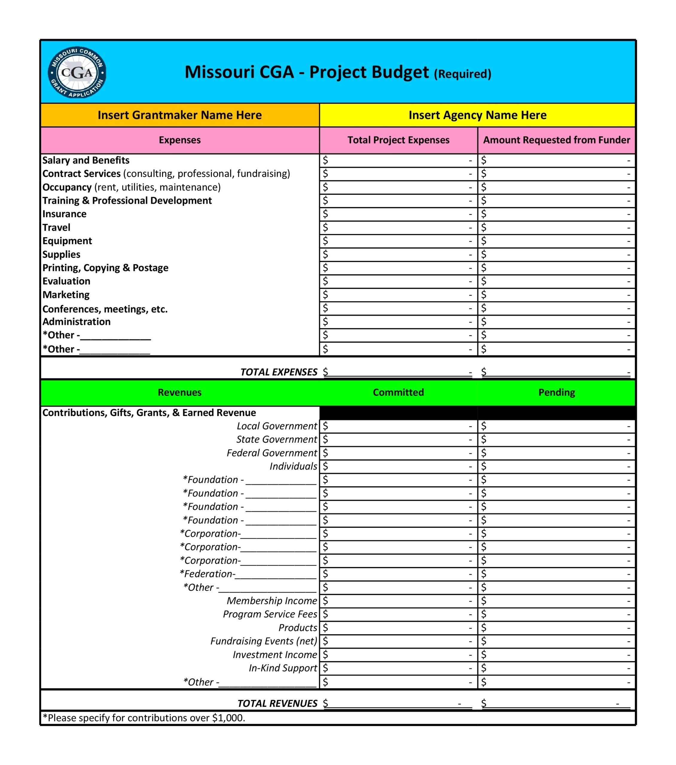 30 Great Project Budget Templates Excel TemplateArchive