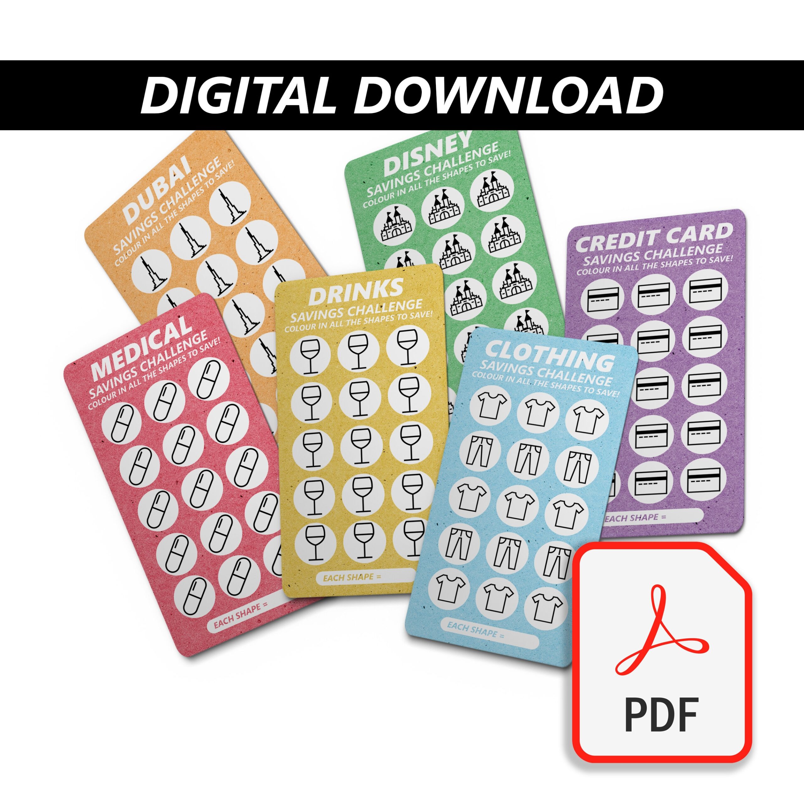 BUMPER 101 Savings Challenges MULTIPACK A5 U0026 A6 Printable Pdfs Download Budget Sinking Funds Savings Challenges Budget With Ira Etsy