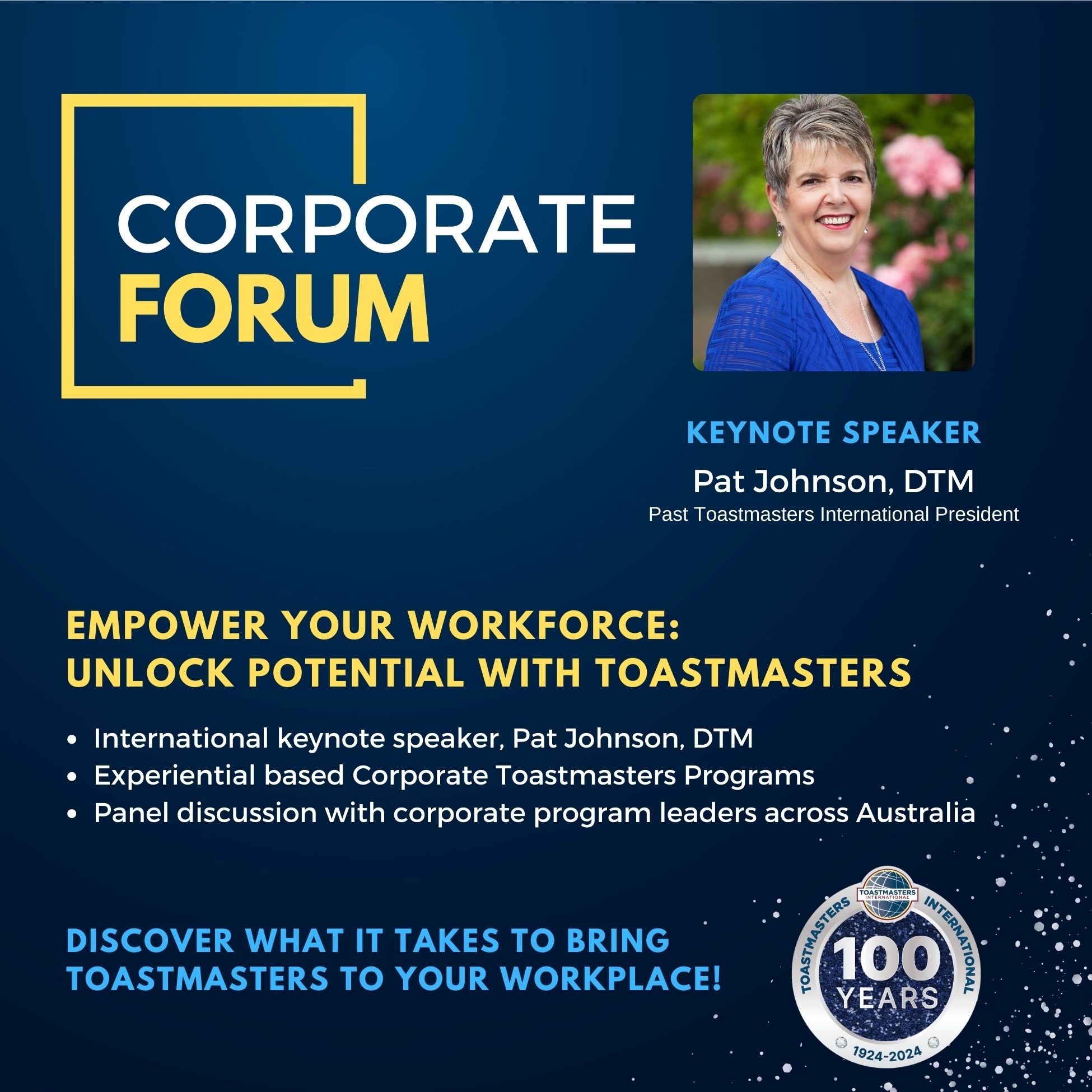 Corporate Forum Toastmasters International District 17 Western Australia
