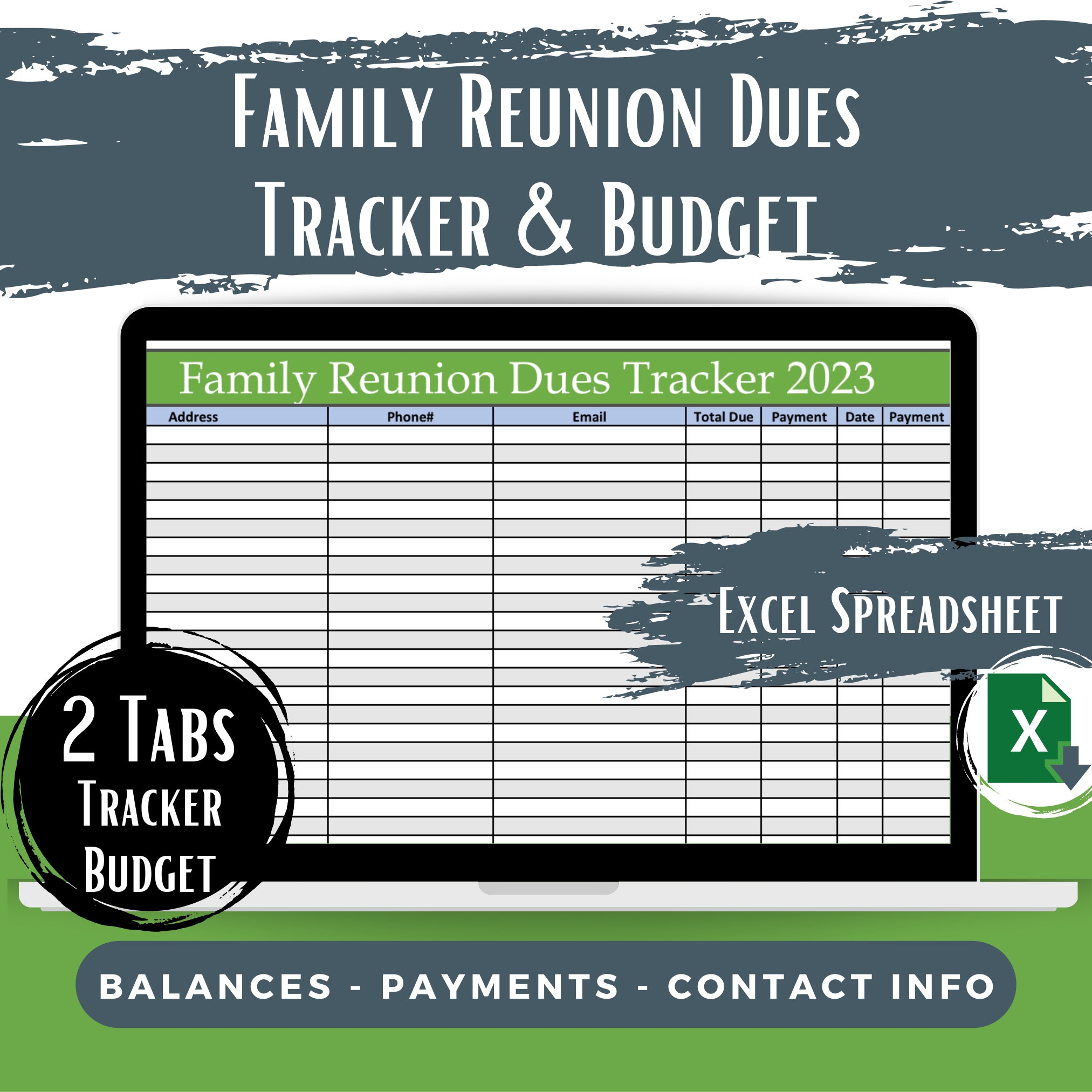 Reunion Budget Template