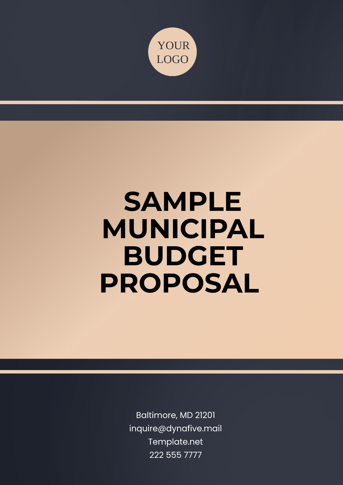 Municipal Budget Template