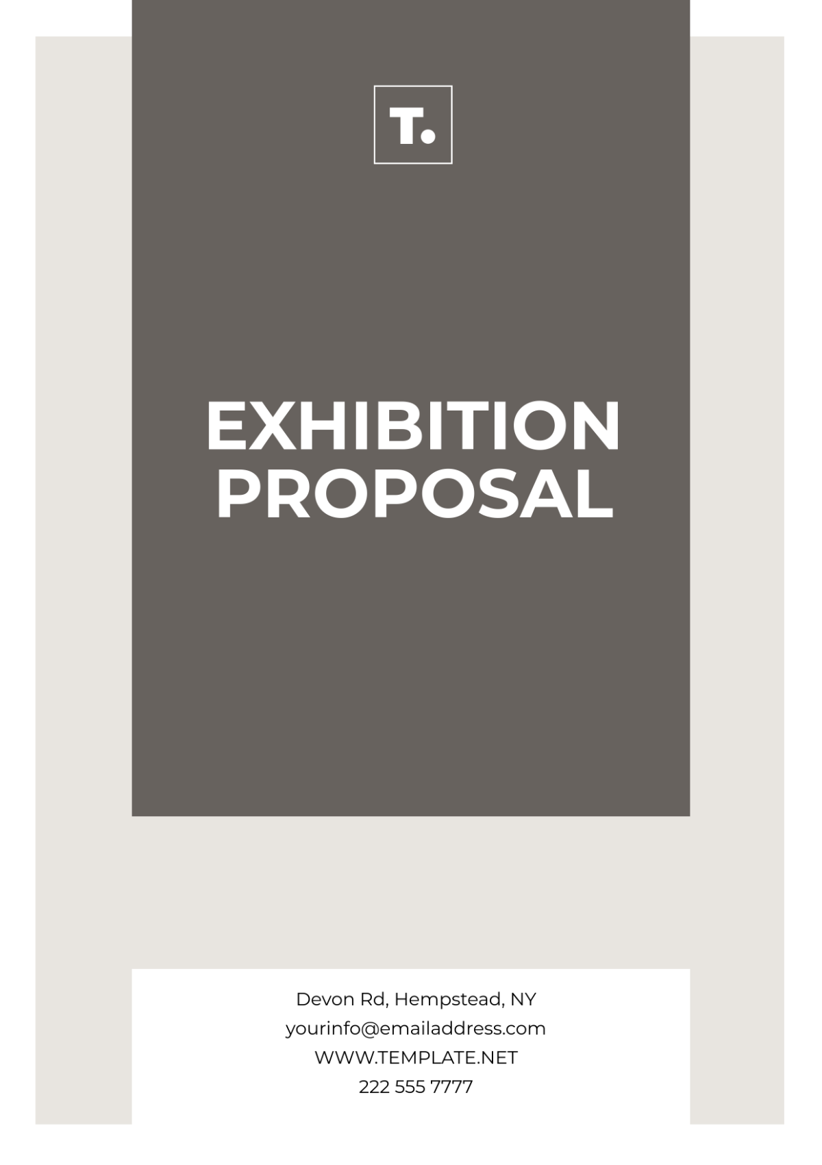 Free Exhibition Proposal Templates Editable And Printable