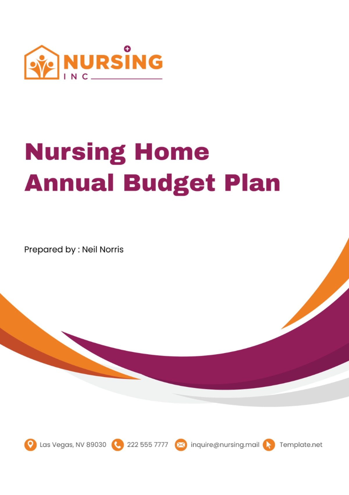 Free Nursing Home Annual Budget Plan Template To Edit Online