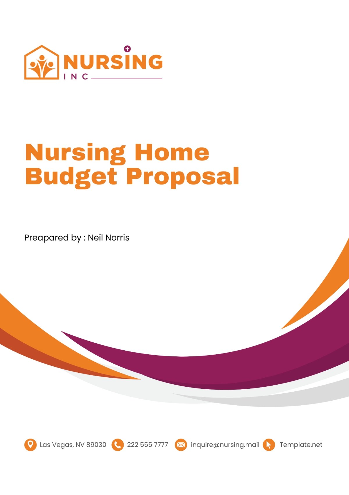 Free Nursing Home Budget Proposal Template To Edit Online