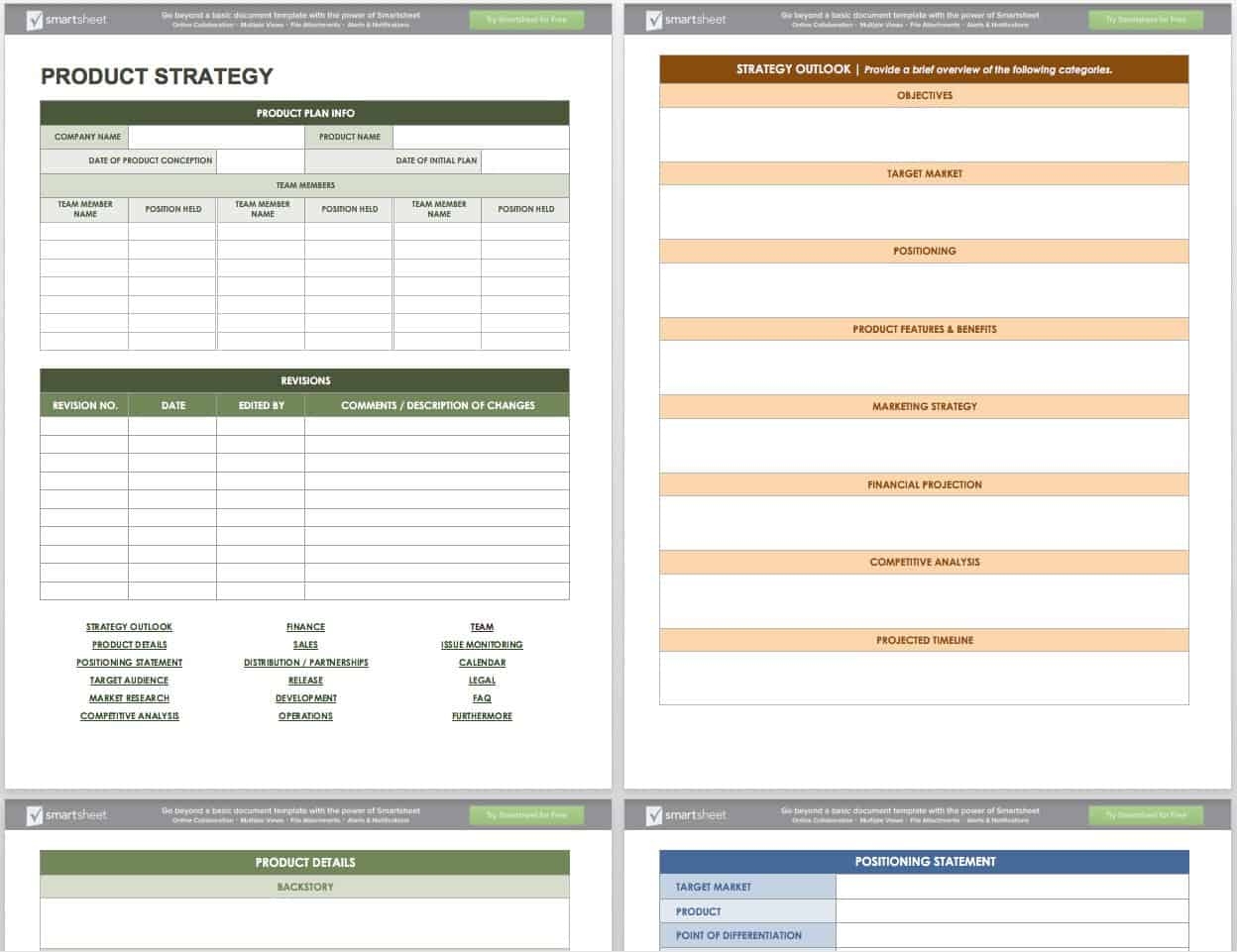 Product Management Budget Template