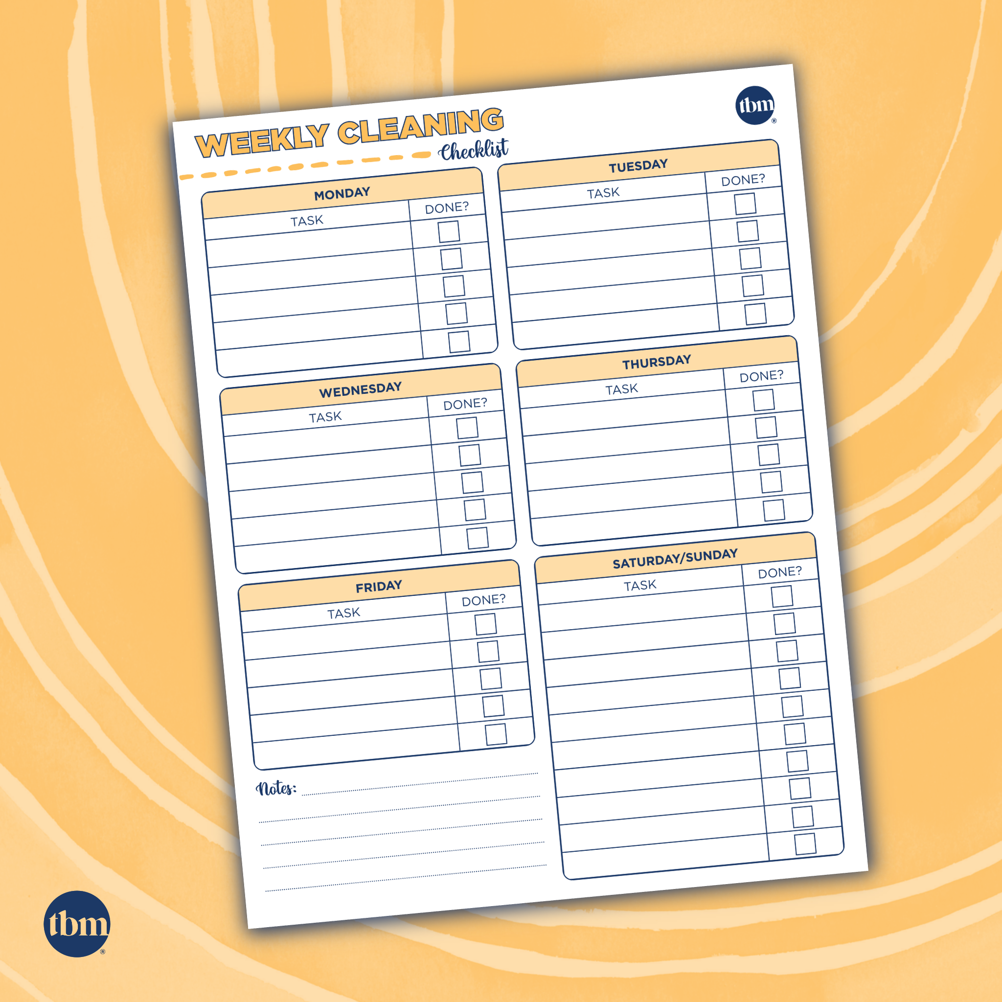 Tbm Budget Template