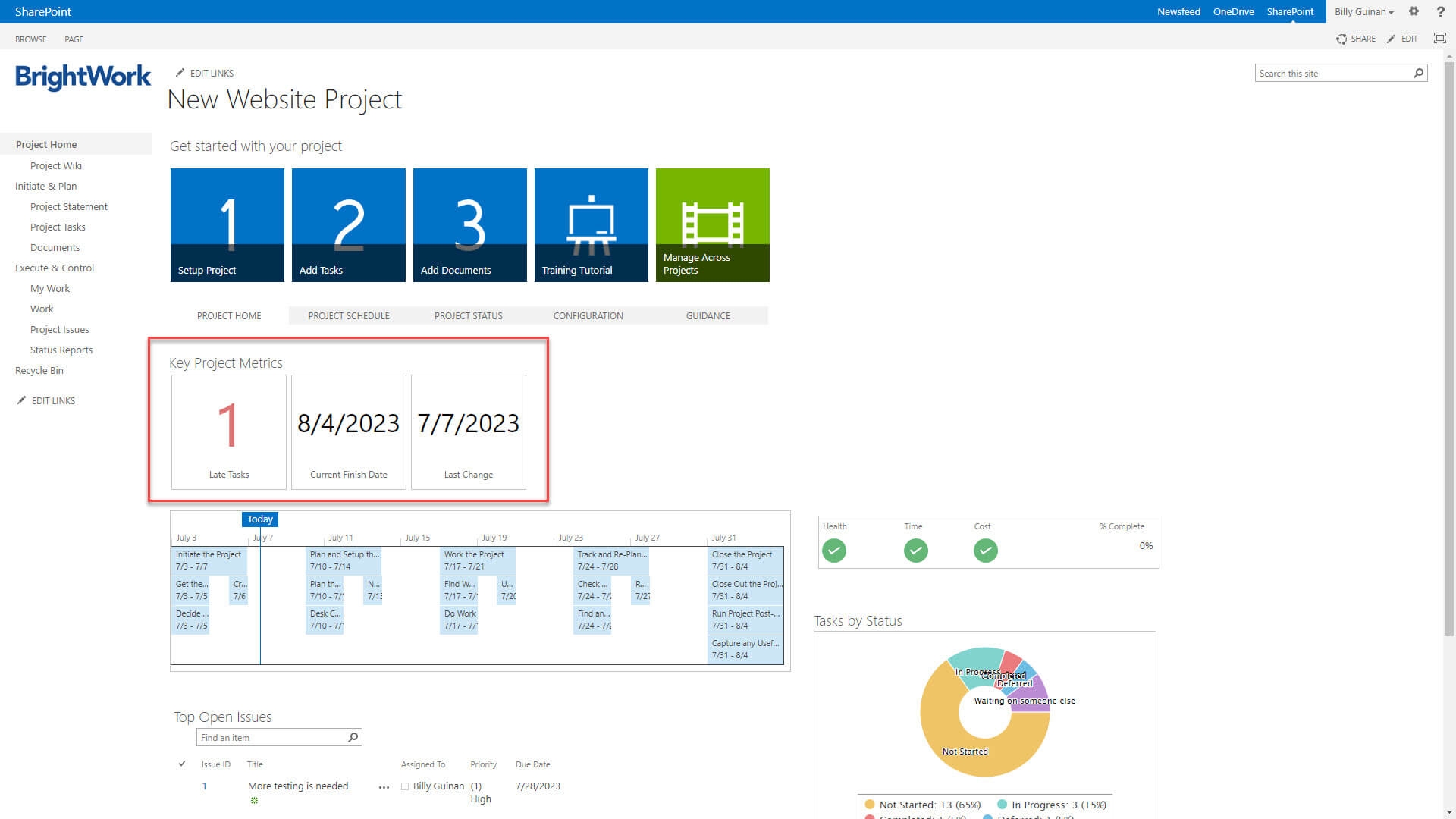 Sharepoint Budget Template