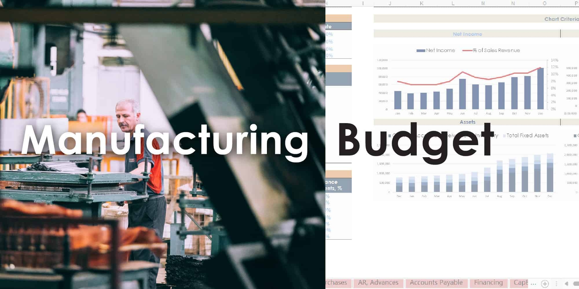 Manufacturing Company Budget Template