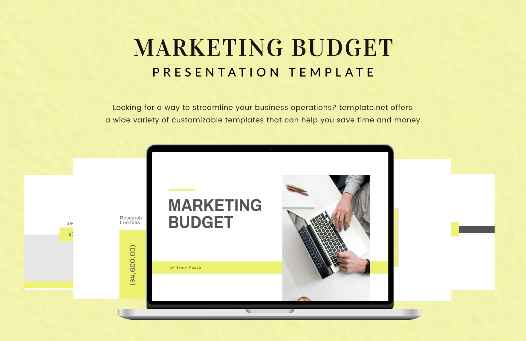 Marketing Budget Presentation Template In Apple Keynote PowerPoint PDF Google Slides Download Template