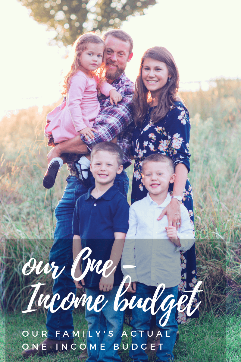 Our Actual One Income Budget For Our Family Of Five Jessi Fearon