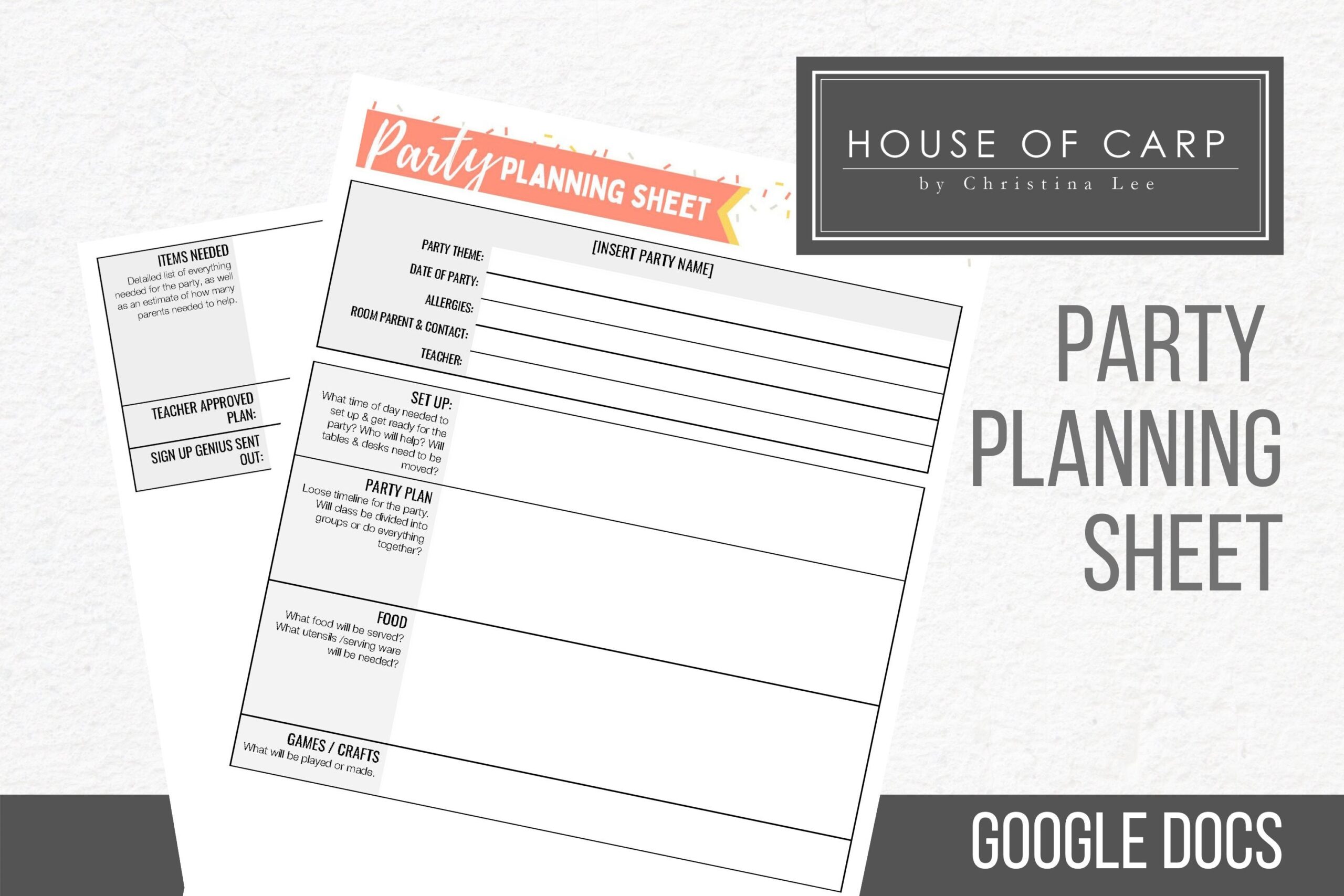 Pta Proposed Budget Template