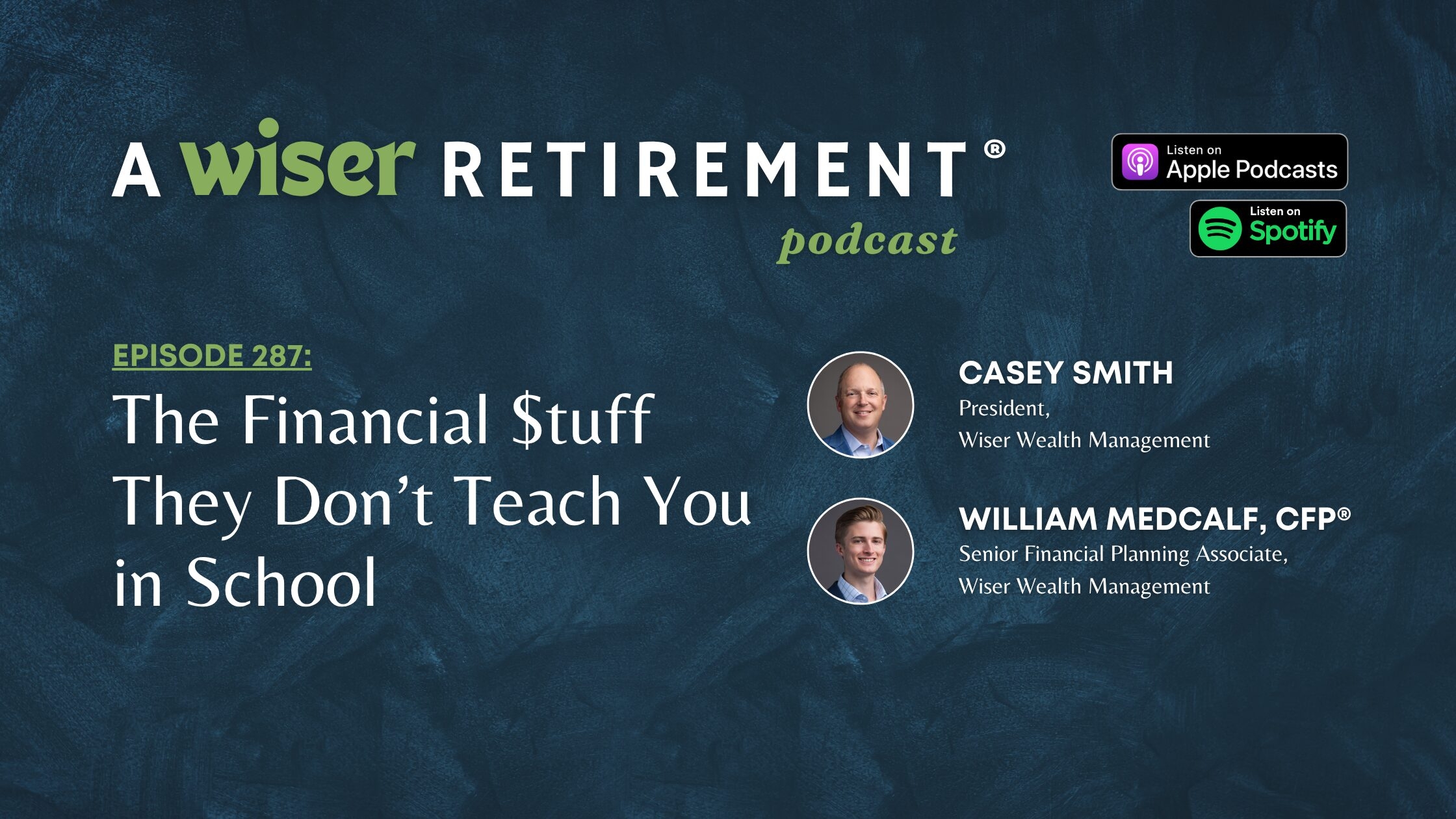 The Financial tuff They Don t Teach You In School Wiser Wealth Management