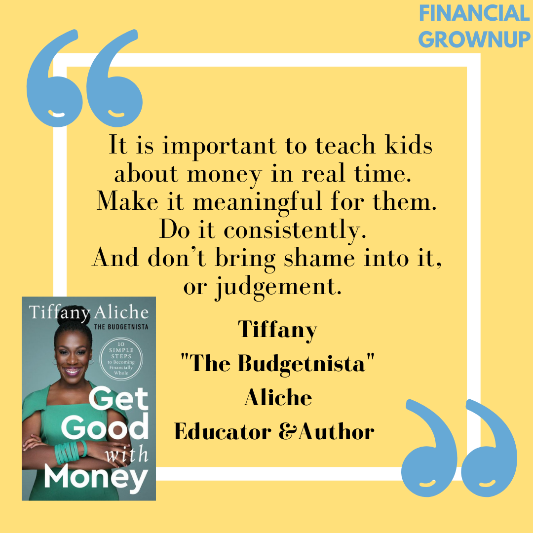 Tiffany Aliche The Budgetnista On How She Taught Her Bonus Daughter To Get Good With Money Bobbi Rebell Founder Financial Wellness Strategies Author Financial Grownup Books R Bobbi Rebell CFP 