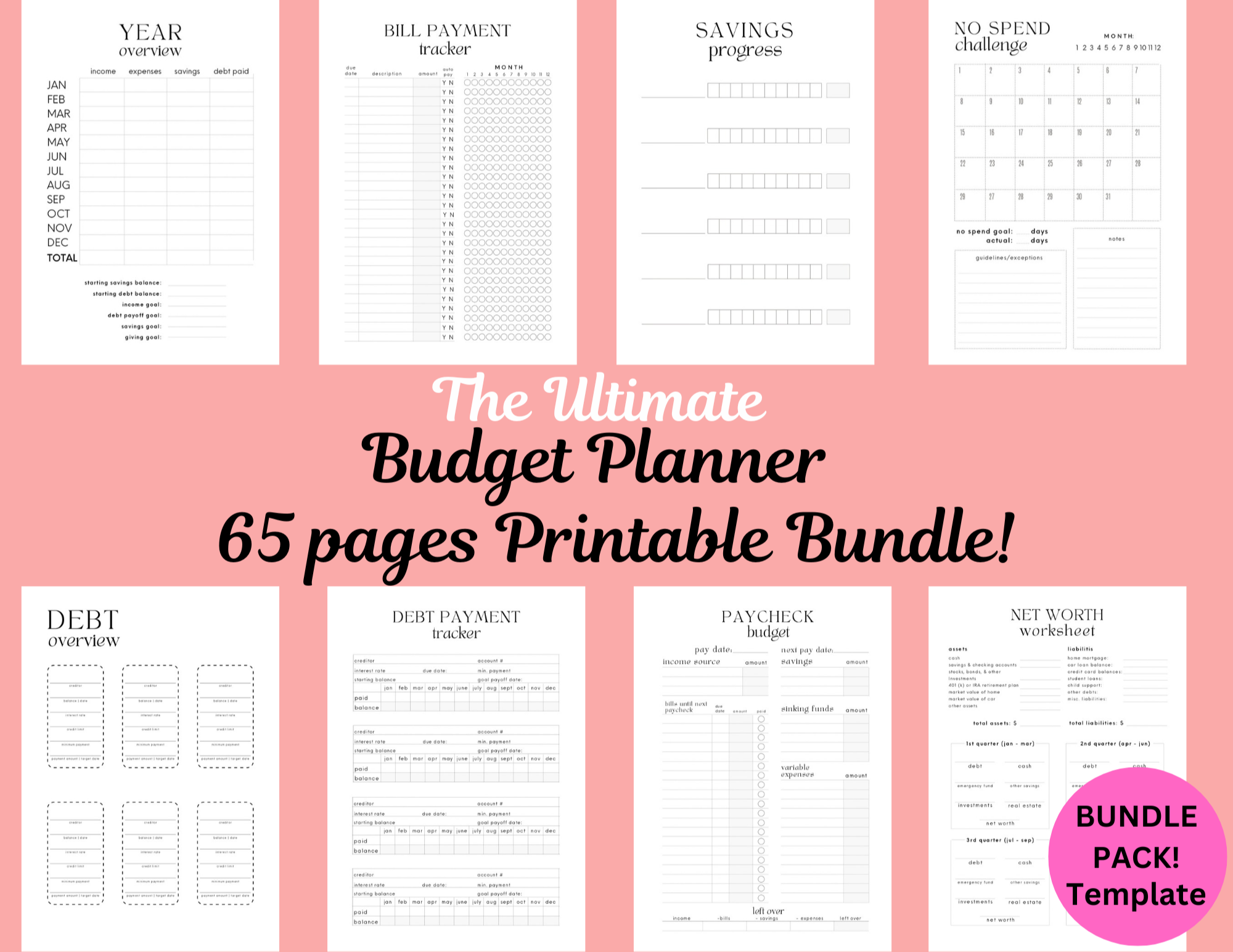Ultimate Budget Planner Templates And Financial Savings Tracker At 400 hour In Vadodara ID 2854997037597