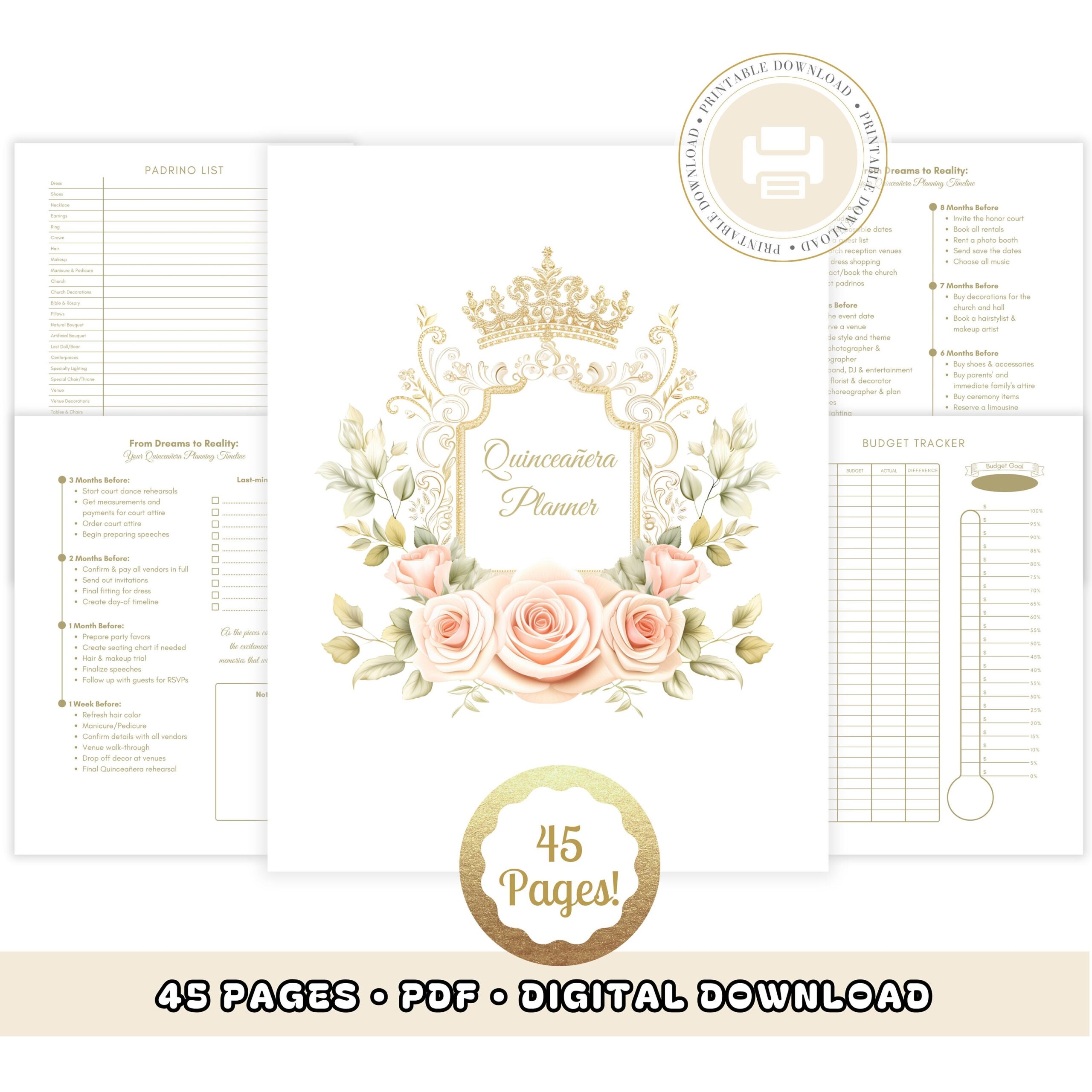 Quinceanera Budget Template Quinceanera Budget Template