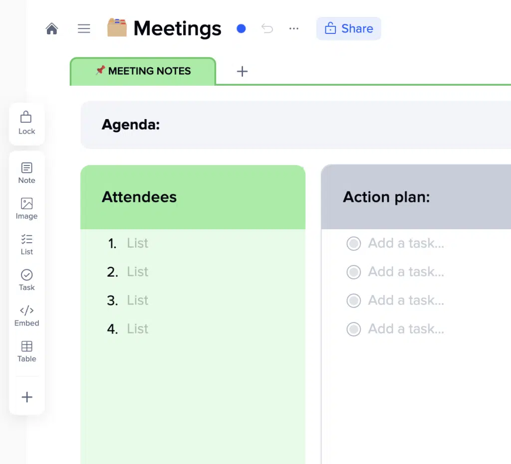 Xtiles Budget Template