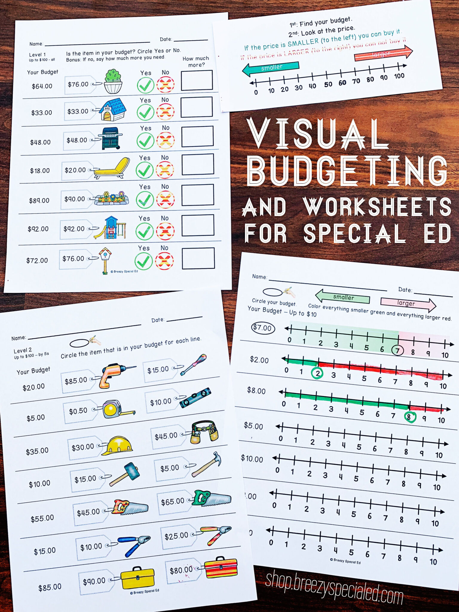 Budgeting Worksheets For Special Education Free - Free Budgeting Worksheets For Special Education | Budgeting Worksheets