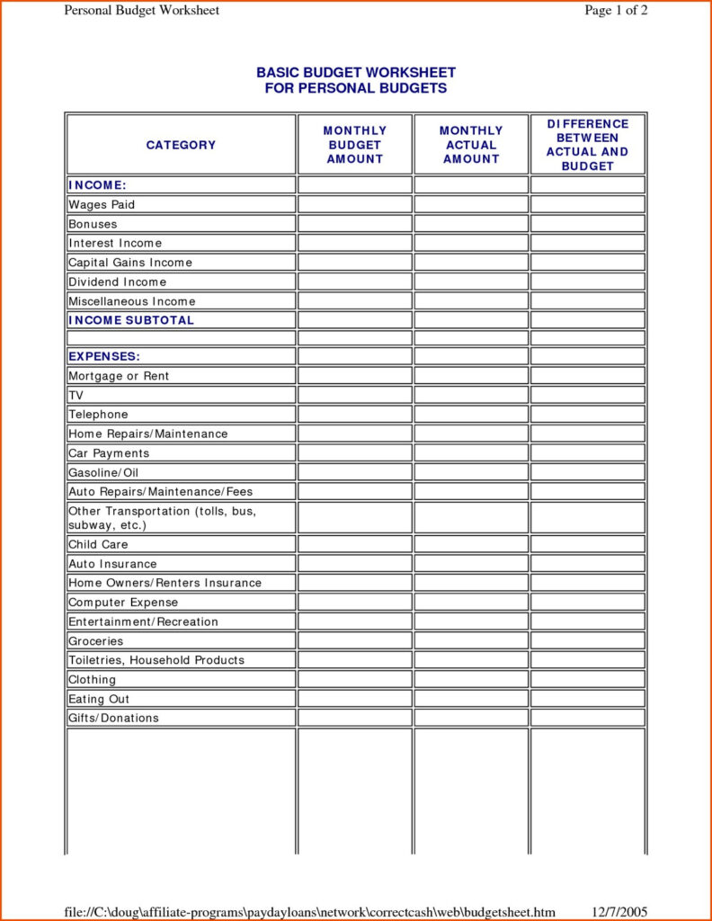 Dave Ramsey Printable Worksheets | Ronald Worksheets