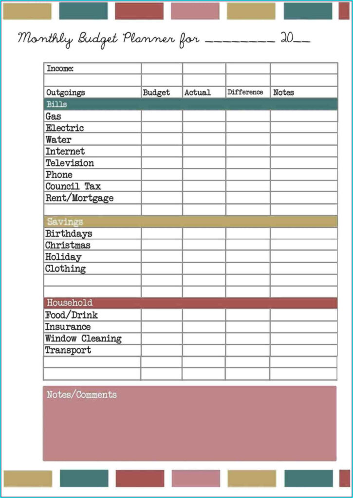 Edward Jones Monthly Budget Worksheet Pdf Worksheet Resume Examples ...