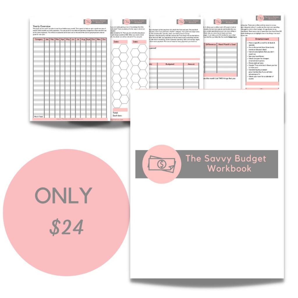 The Savvy Budget Workbook – The Savvy Sagittarius Budgeting
